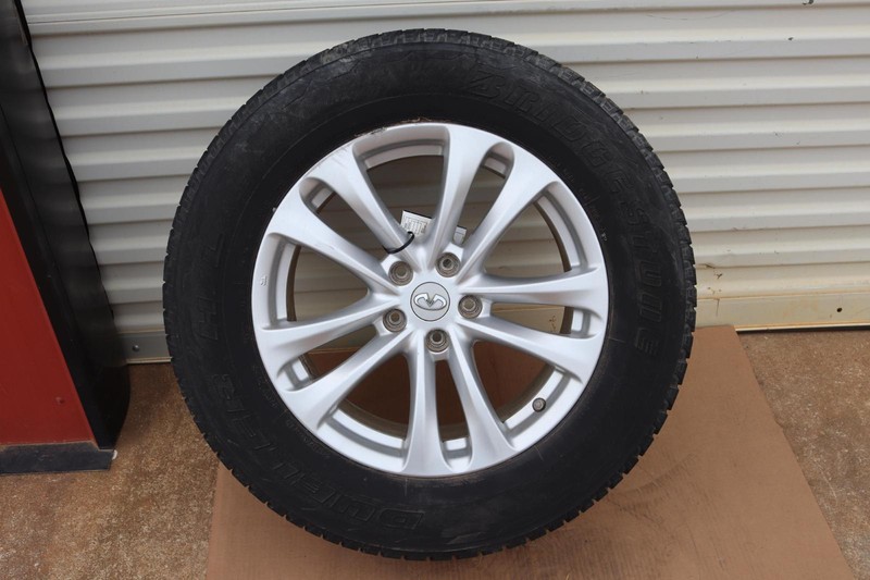2009-2013 INFINITI FX37 WHEEL RIM TIRE BRIDGESTONE 265/60 R18 18X8 ALLOY OEM