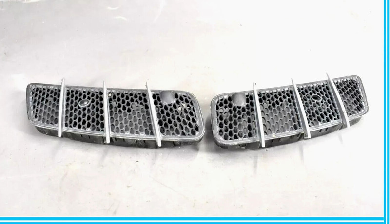 03-12 Mercedes R230 SL500 Front Right & Left Hood Vent Grille Grill Cover OEM