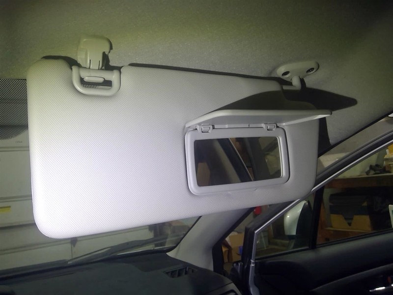 Passenger Sun Visor Without Illumination Fits 12-14 IMPREZA 1754290