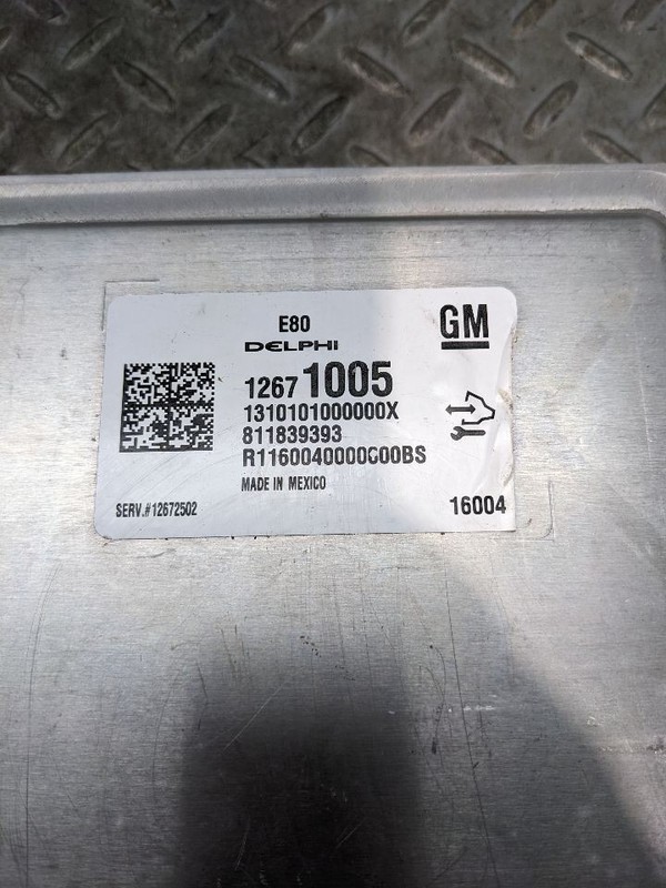 Engine ECM Electronic Control Module 2.5L Fits 15-16 CANYON 1042105