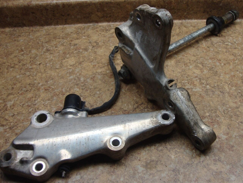 1978 Honda Hondamatic CB400A CB400 CB 400 A Frame Foot Peg Mount Bolt Rest Pedal