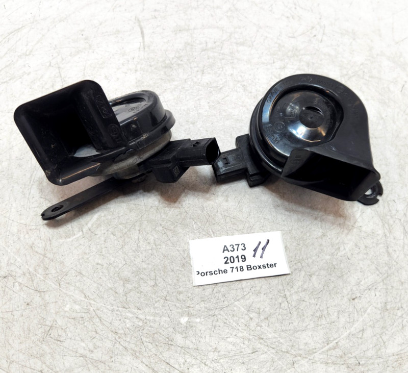✅ 2012-2025 OEM Porsche 718 Boxster 982 Left Right Low Tone Horn Signal