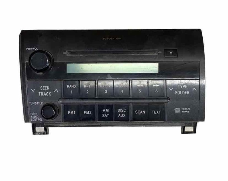 10 13 TOYOTA TUNDRA RADIO DISPLAY SCREEN & RECEIVER OEM 861200C270 ID AD1812