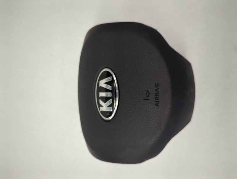 13 KIA OPTIMA Left Air Bag driver wheel black OEM