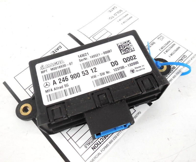 2014-2016 Mercedes-Benz CLA250 Transfer Case Control Module OEM 2469005312