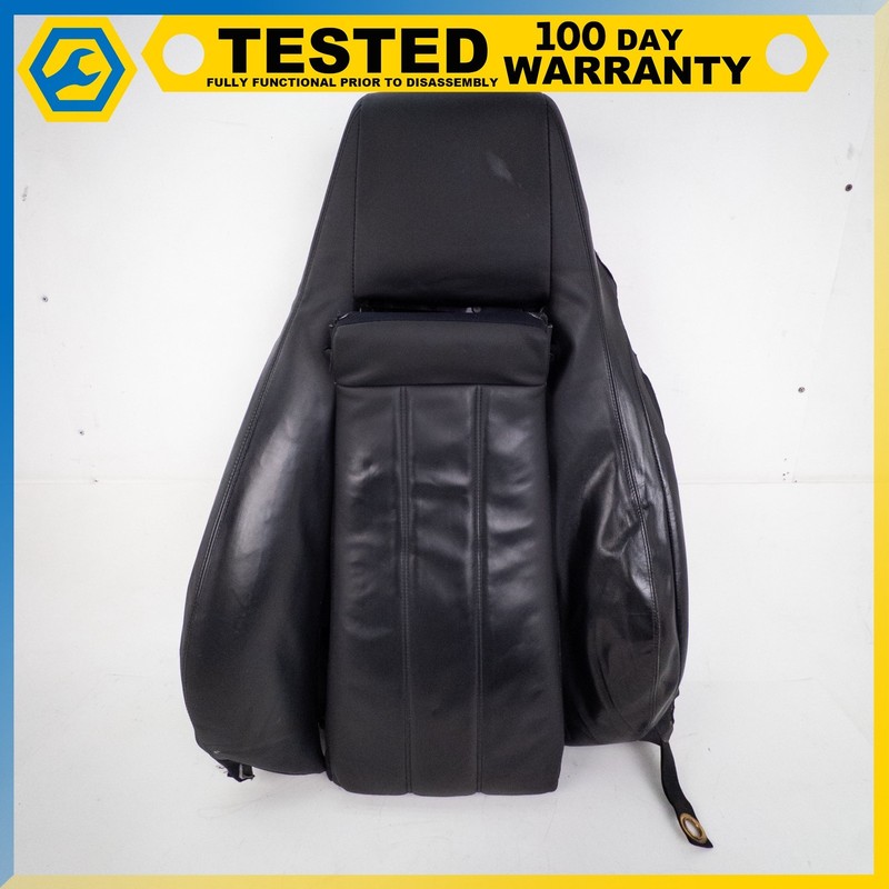 03-13 BENTLEY CONTINENTAL GT FRONT LEFT SIDE SEAT UPPER BACK CUSHION BLACK OEM