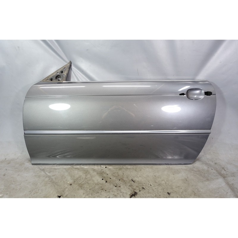 2000-2006 BMW E46 3-Series 2door Left Outside Door Shell Frame Steel Grey OEM