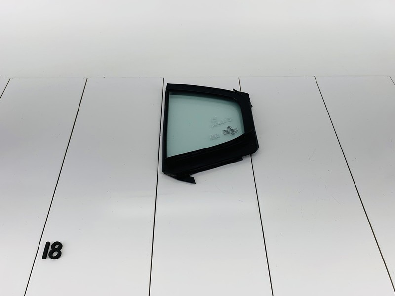 14-18 MAZDA 3 SEDAN REAR RIGHT PASSENGER SIDE DOOR QUARTER WINDOW GLASS OEM