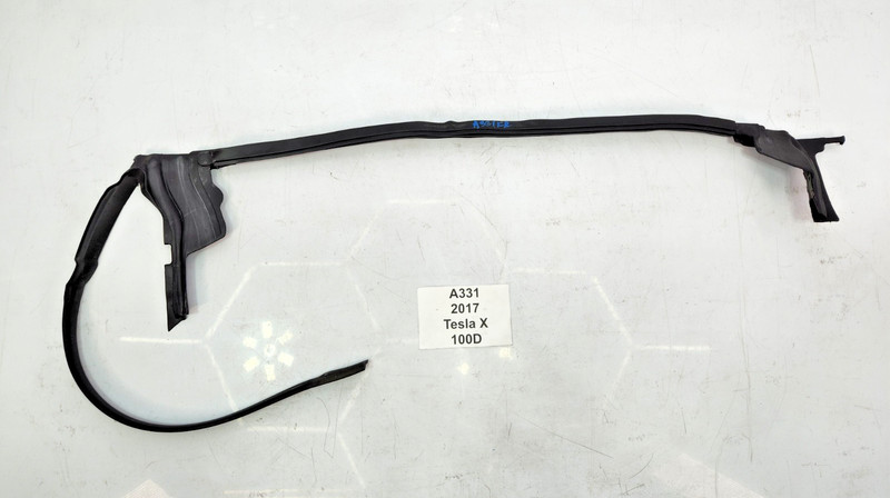 ✅ 16-20 OEM Tesla Model X Front Right Passenger Side Inner Belt Door Rubber Seal