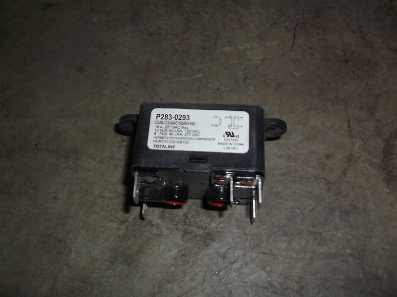 Totaline Carrier Furnace Compressor Fan Relay P283-0293 *FREE SHIPPING*