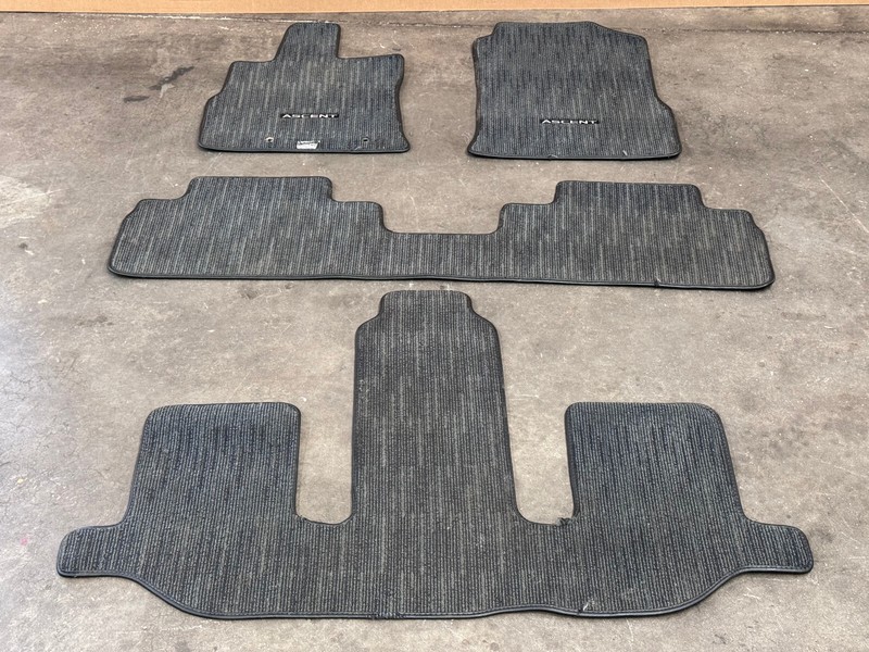 2019-2021 SUBARU ASCENT FLOOR MAT CARPET SET OEM LOT680