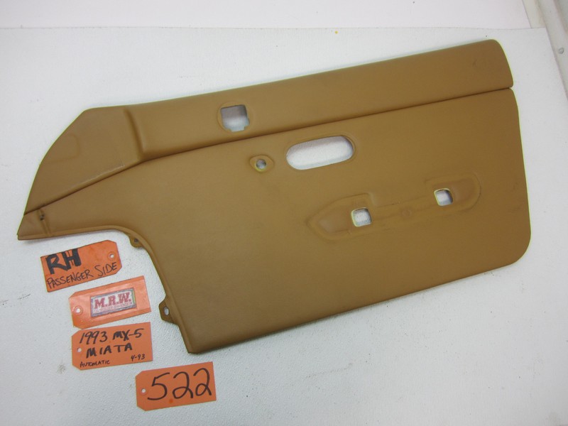 DOOR PANEL RIGHT PASSENGER SIDE TAN for MAZDA MIATA MX-5 90 91 92 93 94 95 96 97