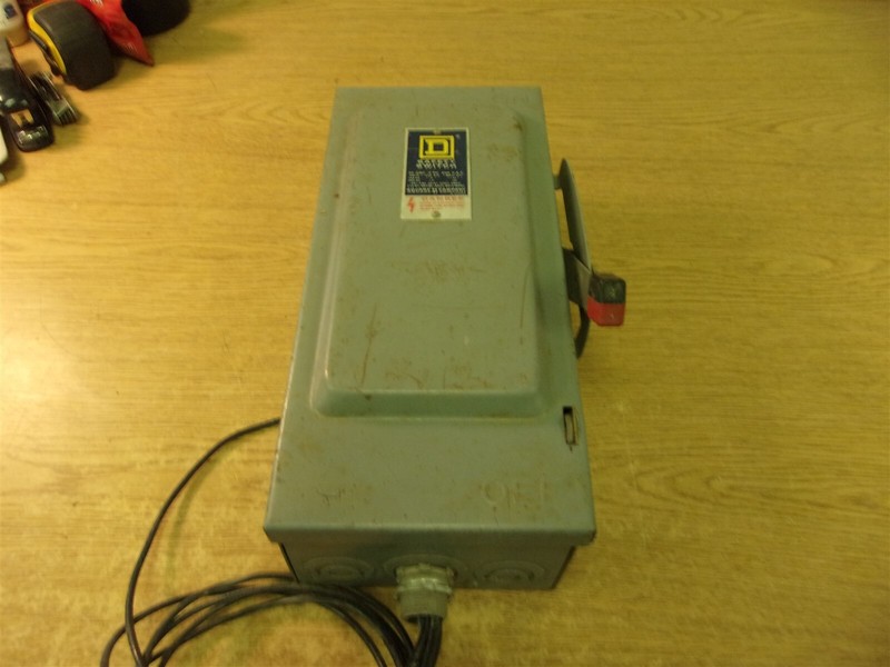 Square D AL-28 3PH 30A 600VAC Heavy Duty Safety Switch *FREE SHIPPING*