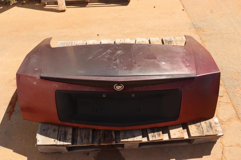 2004-2009 CADILLAC XLR REAR TAILGATE TRUNK DECK LID BURGUNDY OEM