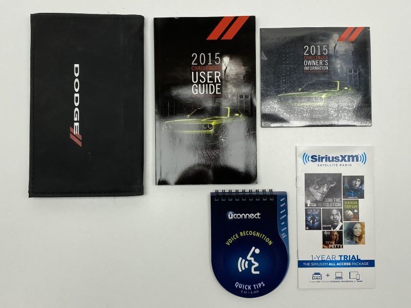 Owners Manual 2015 Dodge Challenger 82154