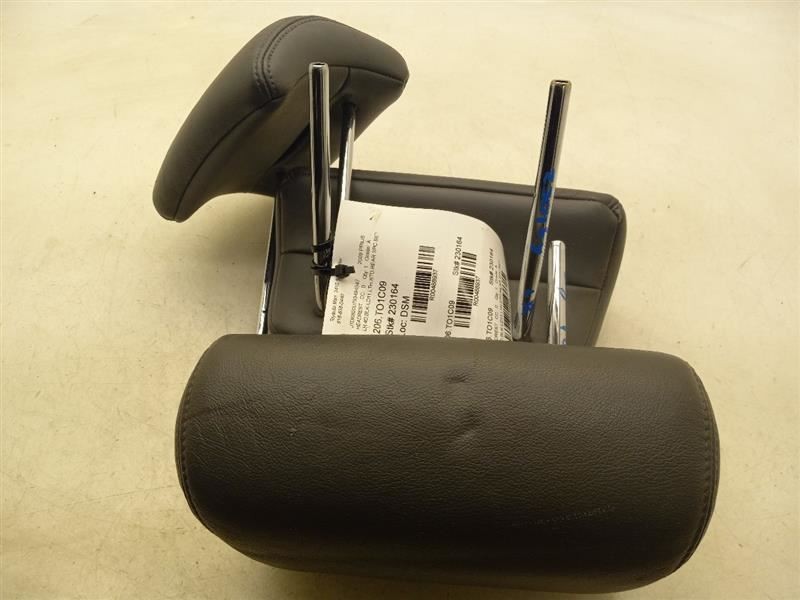 09 TOYOTA PRIUS REAR HEADREST 3 PIECE SET LEATHER BLK-LD11