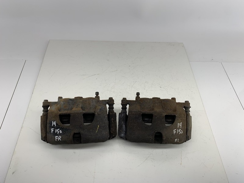 12-14 FORD F-150 4WD FRONT RIGHT & LEFT SIDE ABS BRAKE CALIPER SET OF 2 OEM