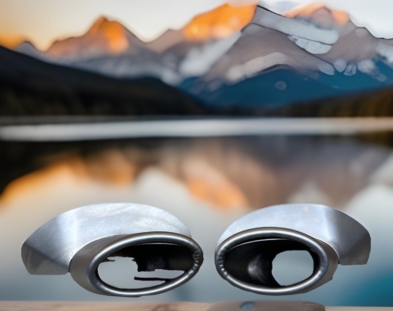 ✅ 94-98 Porsche 911 993 Exhaust Tips Tail Pipe Left Right Pair Bischoff OEM ✅