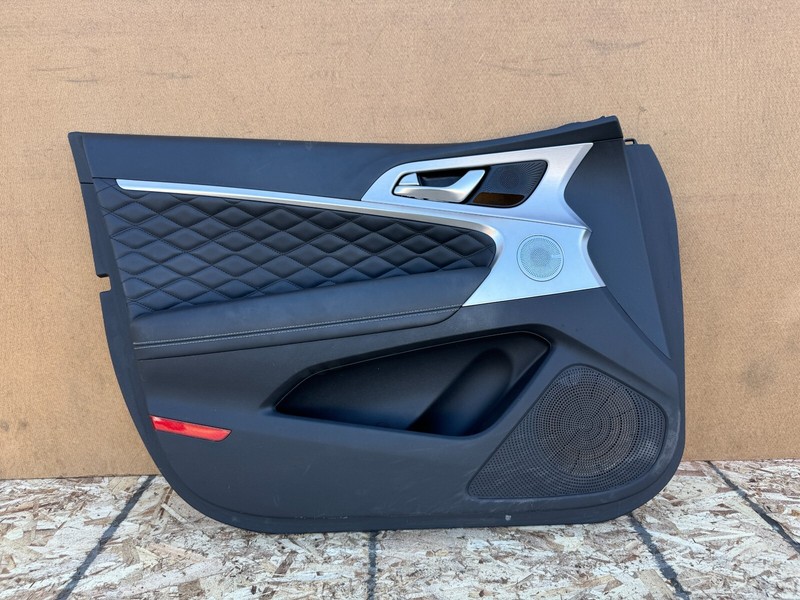GENESIS G70 2019-2025 OEM FRONT LEFT DRIVER DOOR PANEL ASSEMBLY (BLACK)