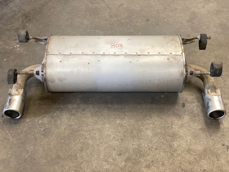 2006-2008 MAZDA MIATA MX-5 REAR EXHAUST MUFFLER RESONATOR CAT TIPS OEM LOT 803
