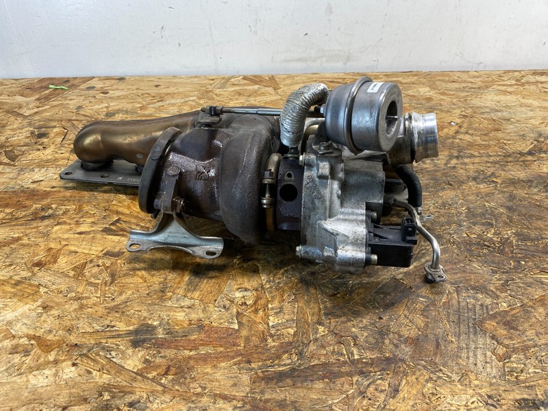 11-13 BMW 135 335 N55 3.0 PWG Engine Turbocharger Exhaust Manifold Assembly OEM✅