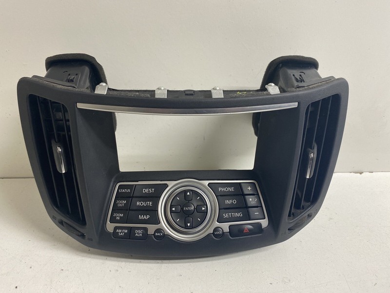 2008-2013 Infiniti G37 Heater A/C Radio Stereo Climate Bezel Hood Trim Cover Oem