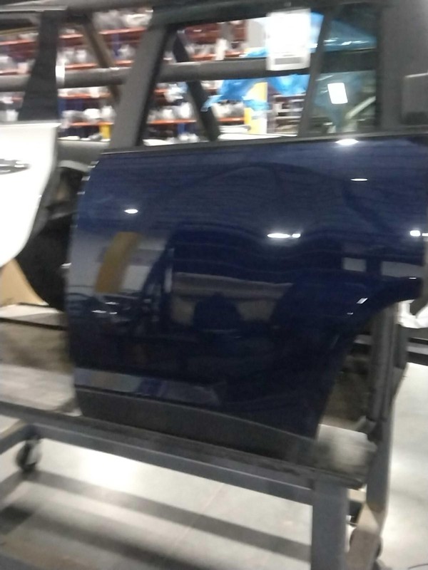2017 Jeep Compass Left Rear Door Blue - Good Condition, OEM Part #83386