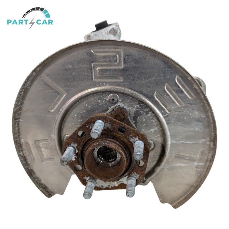 2020-2023 Tesla Model Y Rear Right Knuckle Spindle w/ Hub & Dust Shield OEM