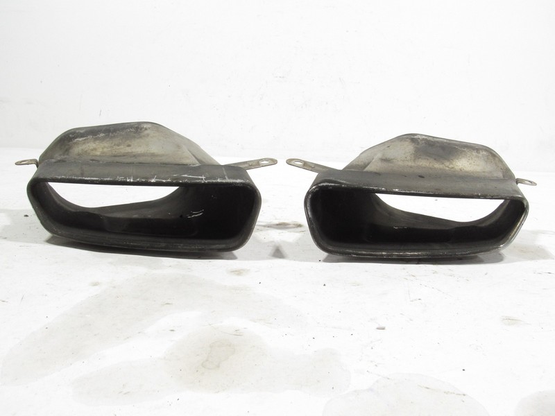 10-18 Audi A7 C7 2018 Rear Right Left Exhaust Pipe Tip Set 2 PCS ;