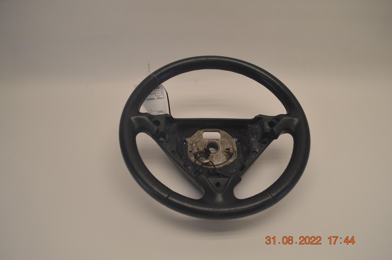 2003-2010 PORSCHE CAYENNE DRIVER STEERING WHEEL LEATHER BLACK OEM