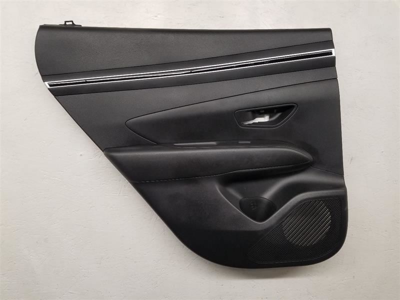 22-23 Hyundai Tucson Rear Left Driver Door Trim Panel Black OEM 83305-CW000-NNB