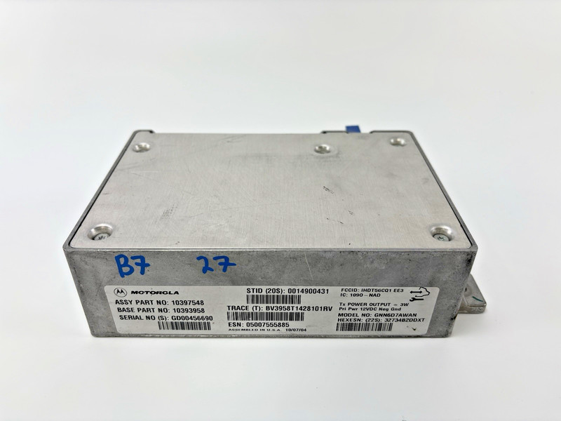 2004-2007 GMC Sierra 1500 Communication Chassis Control Module 10397548