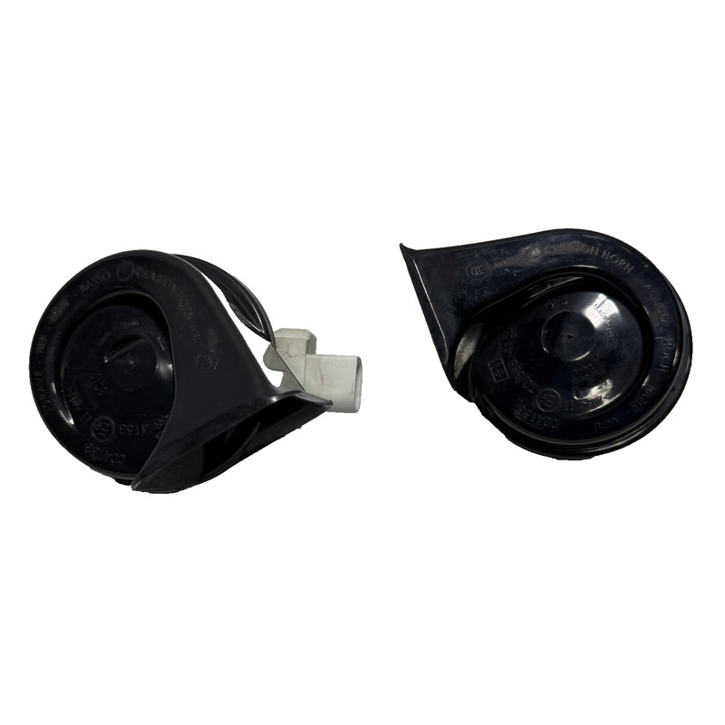 📌 2016-2019 BMW 320i 330i 340i M3 LOW & HIGH TONE SIGNAL HORN SET OF 2 OEM
