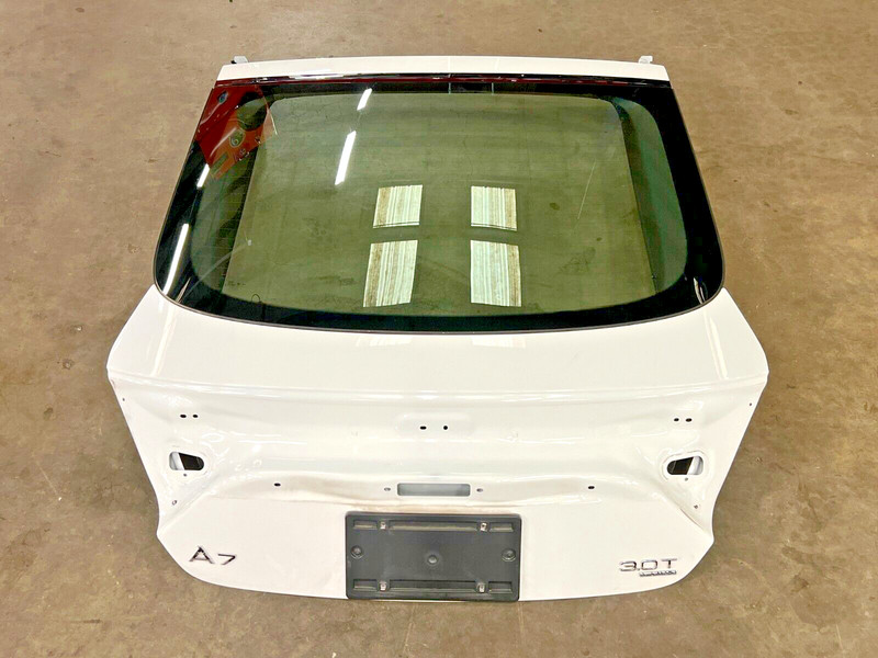 ⭐2012-2018 AUDI A7 S7 RS7 TAILGATE LIFTGATE TRUNK HATCH BARE WHITE OEM LOT2447