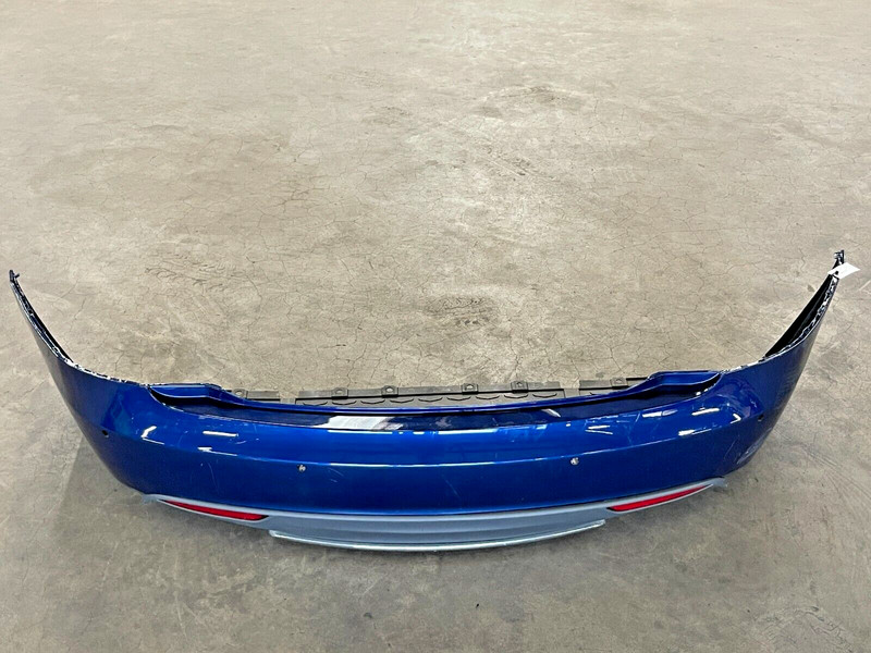 ⭐2012-2015 TESLA MODEL S REAR BUMPER COVER PANEL W/ PDC VALANCE BLUE OEM LOT2TP
