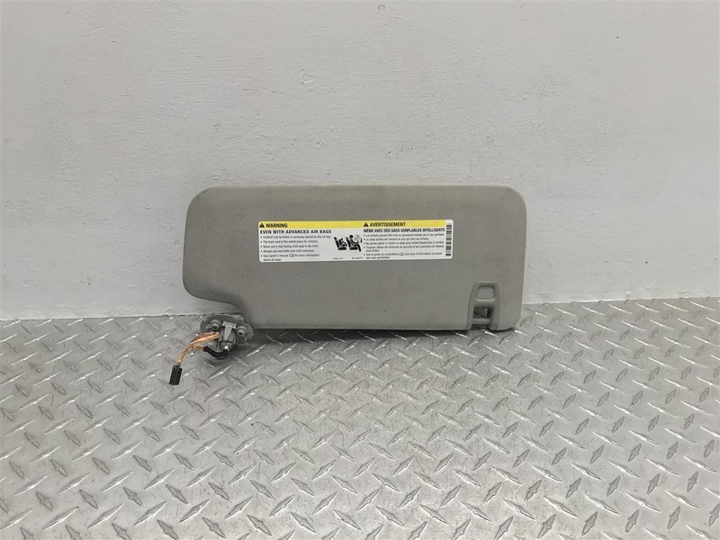 10-15 EQUINOX TERRAIN DRIVER LEFT INTERIOR SUN VISOR GRAY OEM 268-02118L