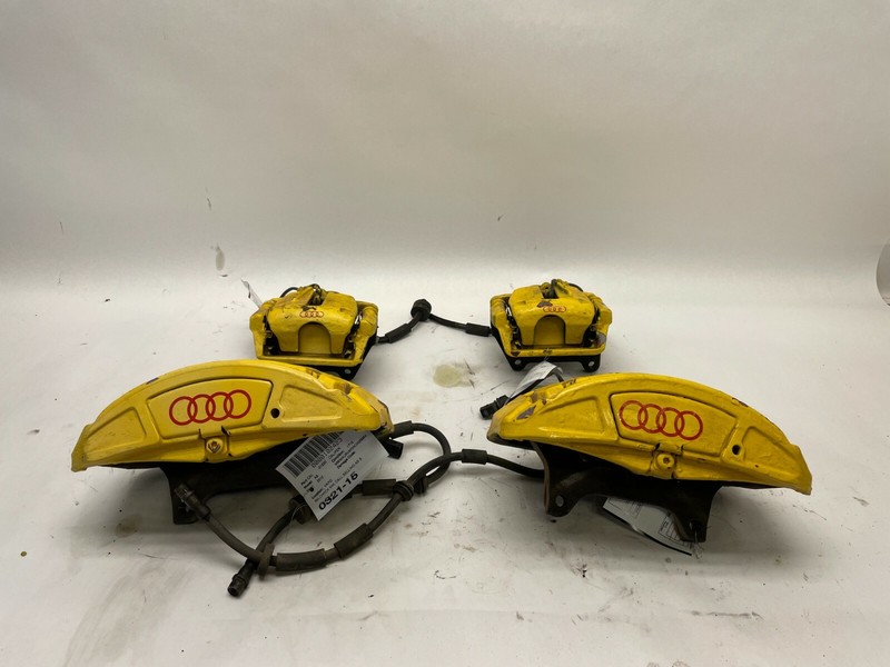 2011-2014 AUDI A8 A8L PARKING BRAKE CALIPER CALIPERS SET EMERGENCY FRONT REAR