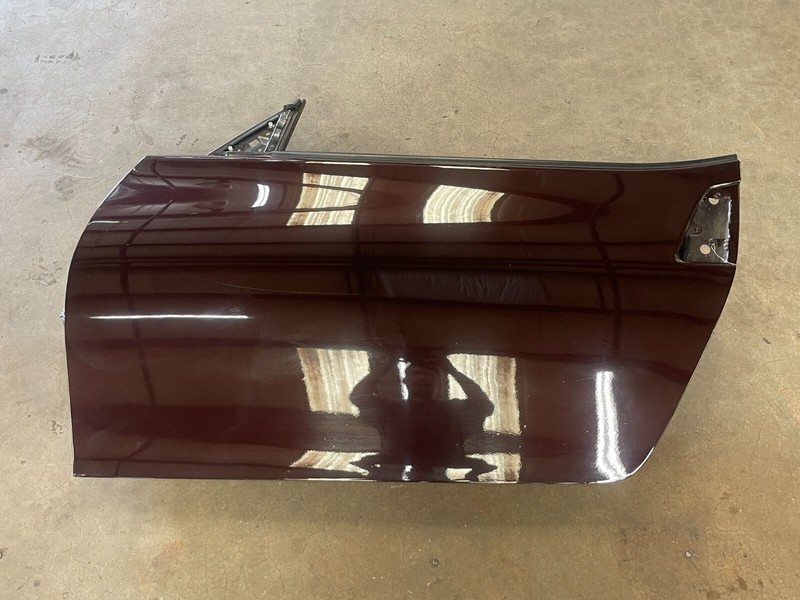 ⭐10-20 NISSAN 370Z CONVERTIBLE FRONT LEFT EXTERIOR DOOR PANEL RED OEM LOT2512