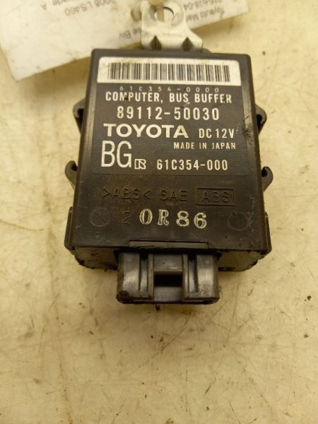 2008 LEXUS LS460 4.6L RWD AT BUS BUFFER COMPUTER CONTROL MODULE ECM