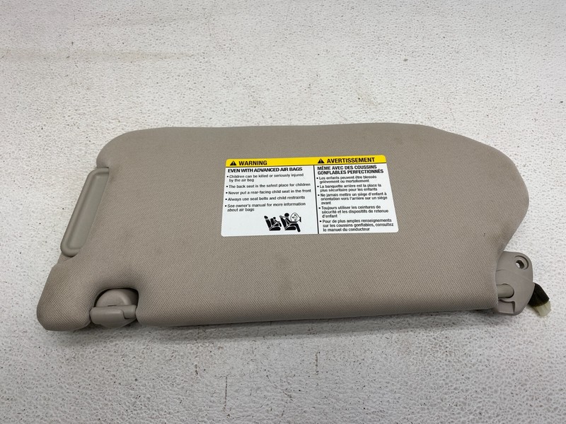2016-2020 INFINITI QX60 RIGHT PASSENGER SIDE SUN VISOR OEM LOT638