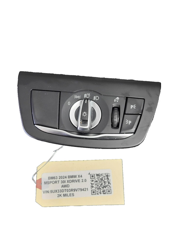 2019-2025 Bmw X4 30i Headlight Headlamp Control Switch OEM 5A67868