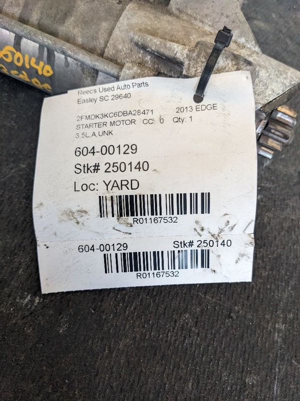 Starter Motor Fits 08-19 TAURUS 1167532
