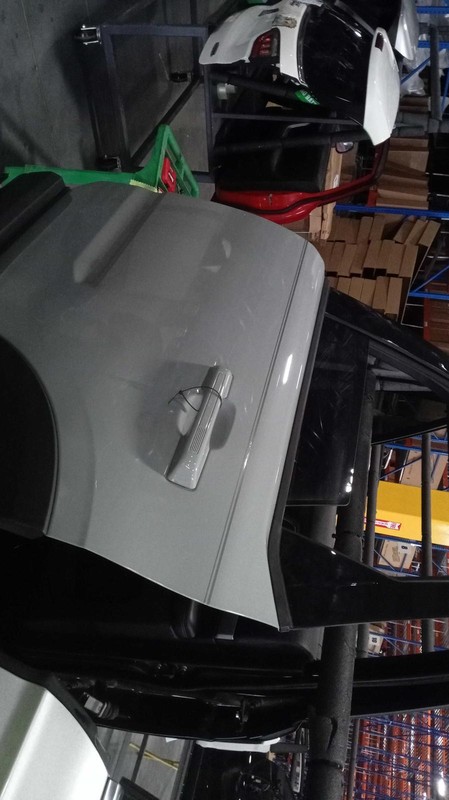 2021 Ford Bronco Sport Left Rear Door Grey - Used, 134k Miles, OEM Part