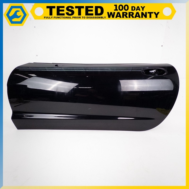 DAMAGED 97-04 CHEVROLET CORVETTE C5 FRONT LEFT DRIVER SIDE DOOR SHELL BLACK OEM
