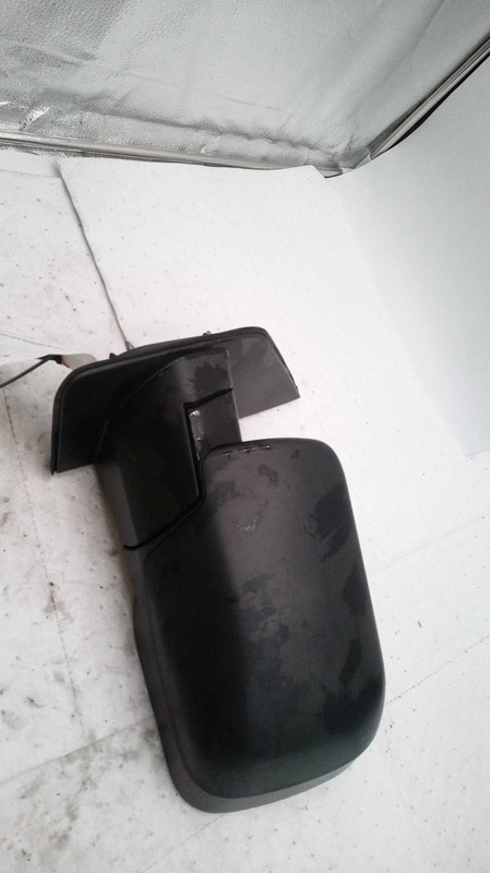 Used Left Door Mirror fits: 2008 Nissan Titan Power single arm mount w/o memory