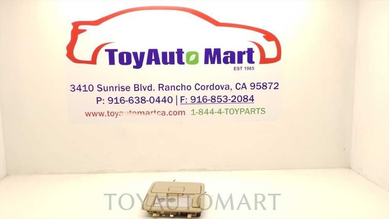 98 99 00 01 02 03 LEXUS ES300 DOME LAMP MAP LIGHT W/ROOF CONTROL TAN