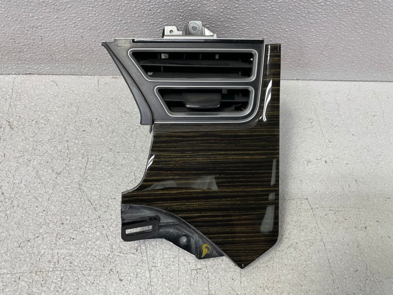 12-16 Tesla Model S Left Dash Molding Air Vent Grille Trim Obeche Gloss OEM BTP1