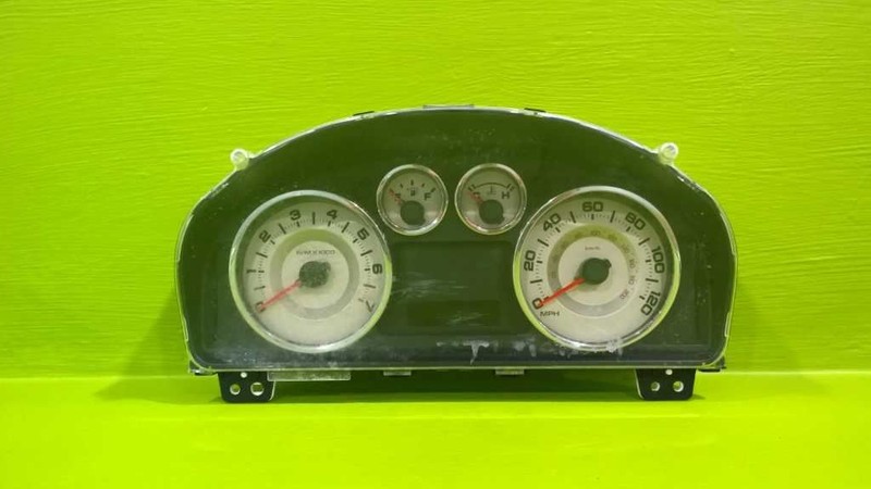 09 10 EDGE SPEEDOMETER CLUSTER MPH (YELLOW CLUSTER) OEM 3673-1