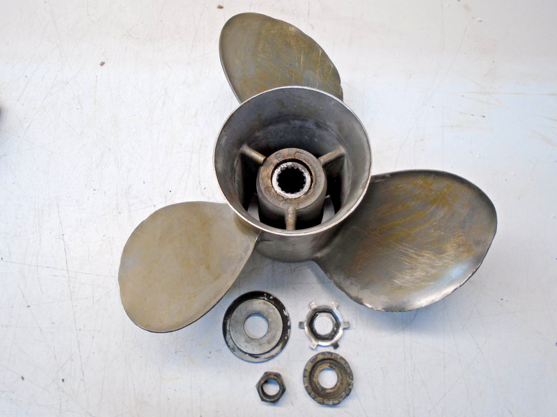 K3 14" X 19P Quicksilver Stainless Propeller Prop 48-73980-19