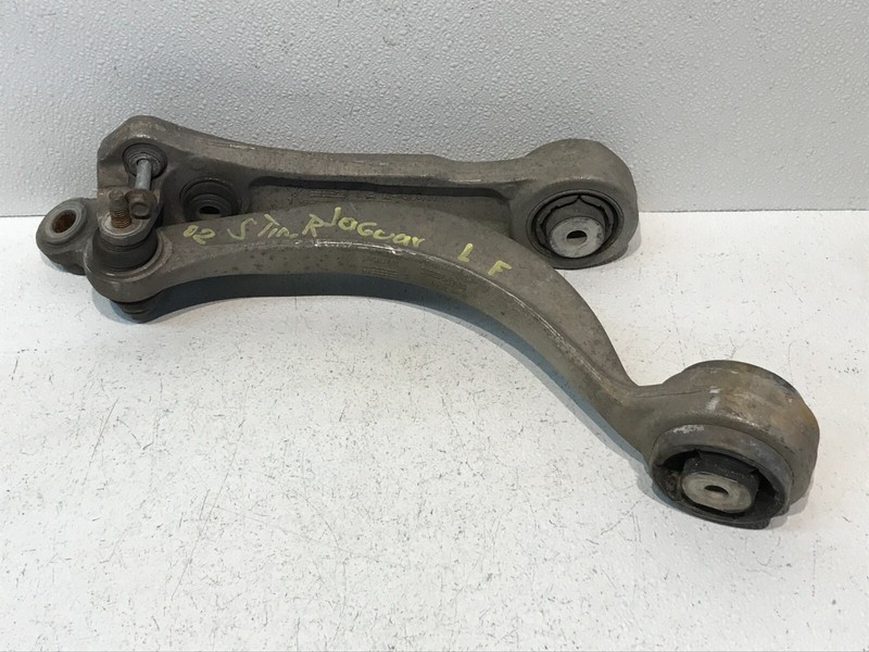 02-08 JAGUAR S TYPE R LEFT FRONT LOWER CONTROL STRAIGHT BENT ARM PAIR OEM
